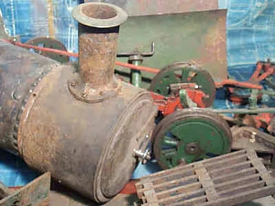 Disassembled 5 inch gauge 0-6-0