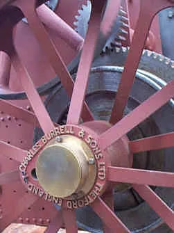 3 inch part-built Burrell agricultural engine