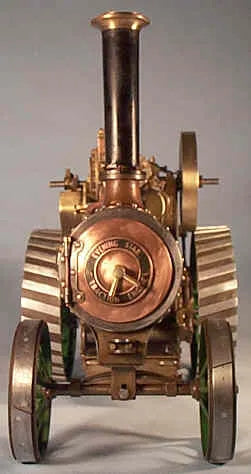 Spirit-fired 3/4 traction engine