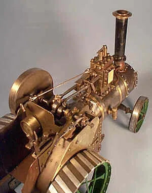 Spirit-fired 3/4 traction engine