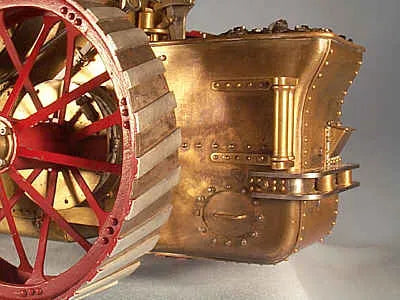 3/4 freelance coal-fired traction engine