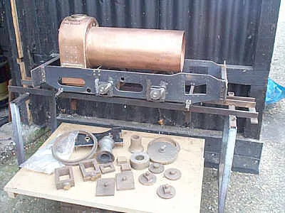 Part-built 5 inch gauge Hunslet