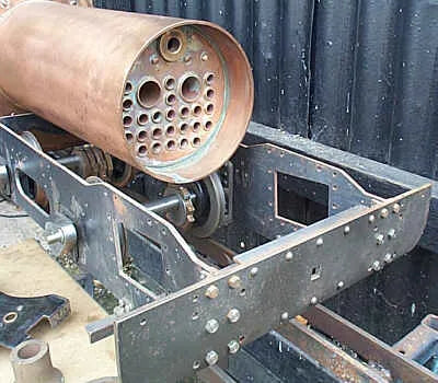 Part-built 5 inch gauge Hunslet