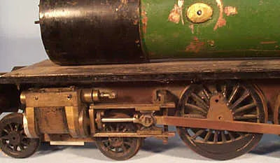 2 1/2 inch gauge 4-6-2 chassis with boiler