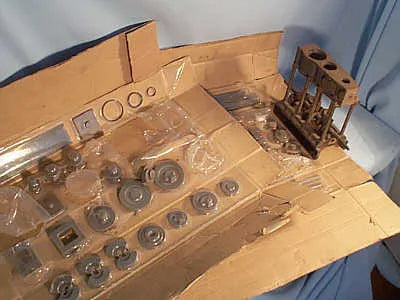 Stuart triple expansion engine, part-built