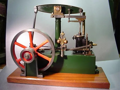 Stuart beam engine with governor