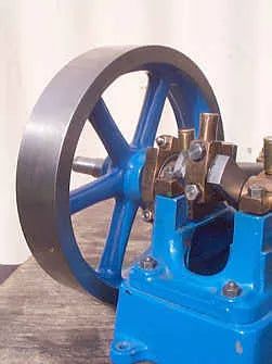 Stuart No.9 with water pump, governor and lubricator