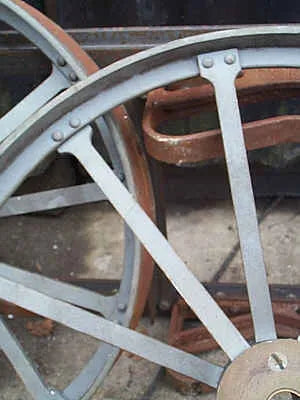 Part-built 3 inch scale Fowler 6 furrow balance plough