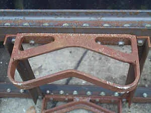 Part-built 3 inch scale Fowler 6 furrow balance plough