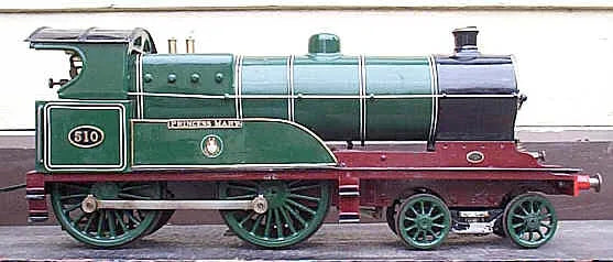 Bassett Lowke 2 1/2 inch gauge 4-4-0