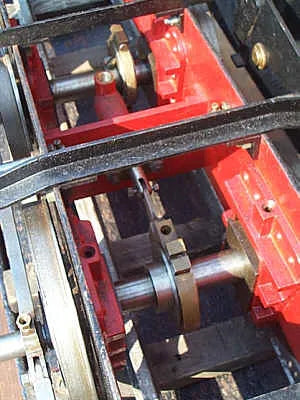 5 inch gauge Speedy chassis, connecting rods, smokebox