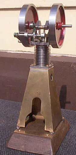 Twin flywheel hot air engine