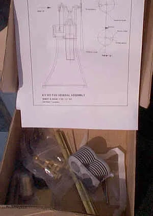 Ky-Ko hot air engine fan castings