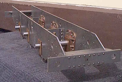 5 inch gauge Speedy frames, wheel & cylinder castings