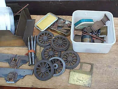 3 1/2 inch gauge part built Schools, Chambers boiler