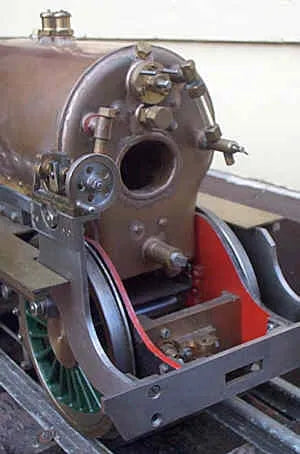 3 1/2 inch gauge part built Schools, Chambers boiler