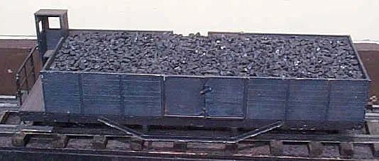3 1/2 inch gauge coal bogie wagon