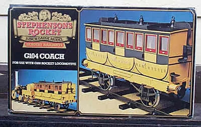 3 1/2 inch gauge Hornby Rocket coach
