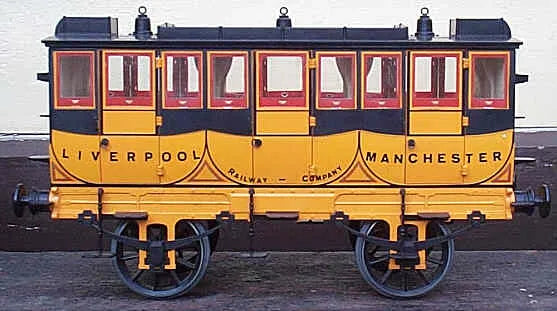 3 1/2 inch gauge Hornby Rocket coach