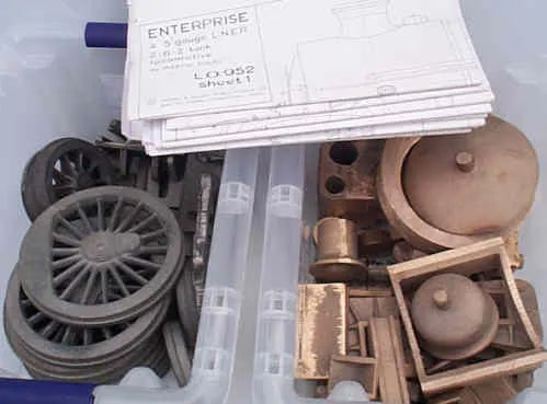 5 inch gauge Enterprise castings with Cheddar boiler