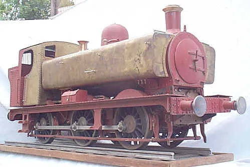 5 inch gauge part-built Pansy 0-6-0