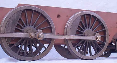 5 inch gauge B1 rolling chassis, cylinders and tender
