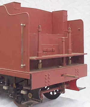 5 inch gauge B1 rolling chassis, cylinders and tender