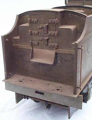 3 1/2 inch gauge "Princess Marina" chassis with complete tender
