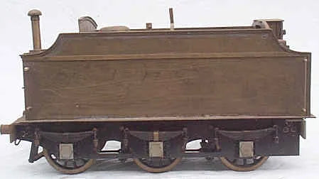 3 1/2 inch gauge "Princess Marina" chassis with complete tender