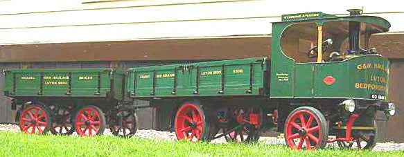 3 inch scale Atkinson steam wagon