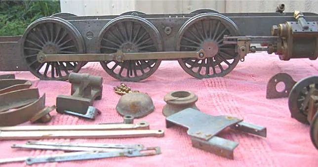 Part-built 2 1/2 inch Flying Scotsman