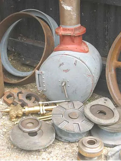 Miscellaneous parts for 4 inch scale traction engine