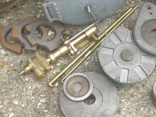 Miscellaneous parts for 4 inch scale traction engine