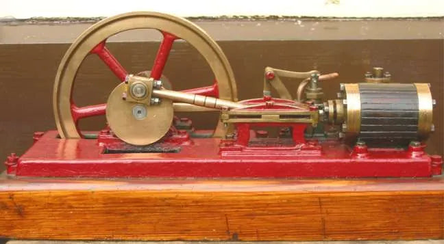 Old mill engine with water pump