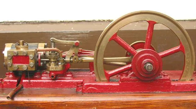Old mill engine with water pump