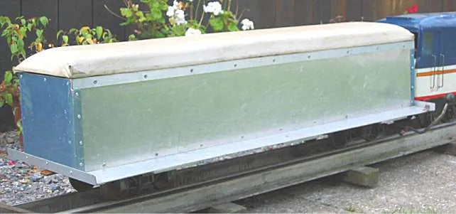 5 inch ground level bogie driving trolley with brake