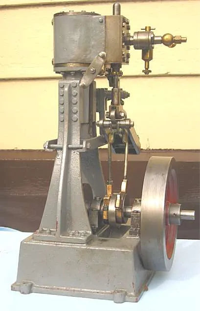 Clarkson vertical engine with reversing gear