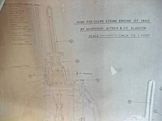 Clarkson castings for Murdoch steeple engine