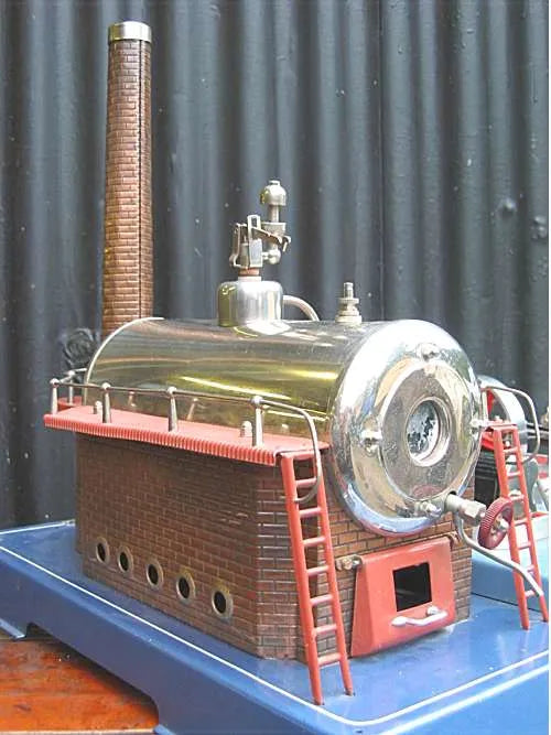 Wilesco D-32 el stationary steam plant