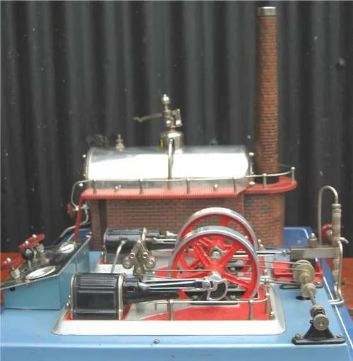Wilesco D-32 el stationary steam plant
