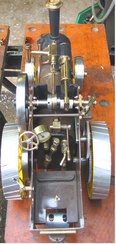 3/4 inch scale spirit-fired traction engine