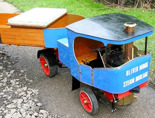 2 inch scale Clayton undertype steam wagon