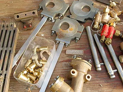 Part-built 4 1/2 inch scale Burrell traction engine