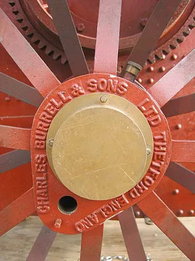 Part-built 4 1/2 inch scale Burrell traction engine