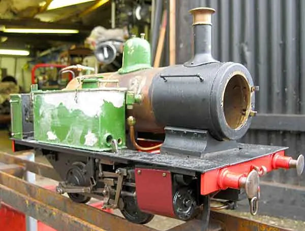 3 1/2 inch gauge "Tich" dismantled