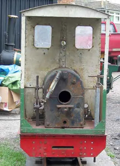 7 1/4 inch gauge dismantled 0-4-0 saddle tank