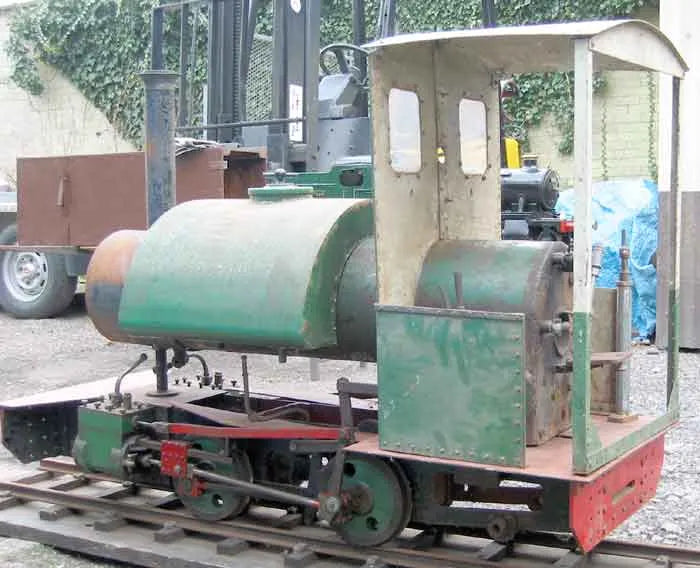 7 1/4 inch gauge dismantled 0-4-0 saddle tank