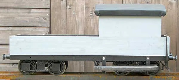 Doug Hewson driving trolley
