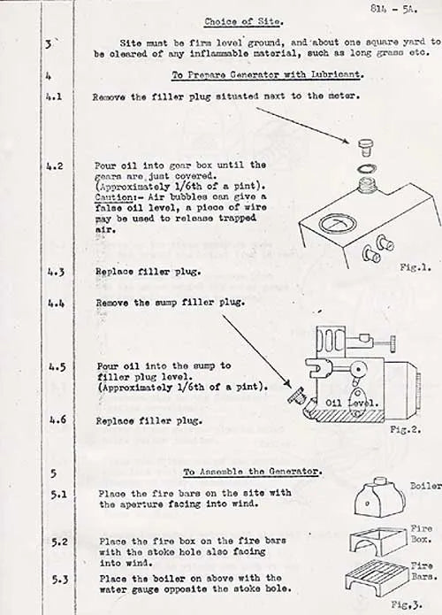 Mk814 steam generating set