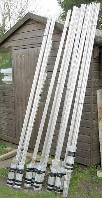 Maxitrak aluminium rail and sleepers